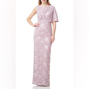 JS Collections Arabella Sequin Lace Gown NWT Formal Evening Dress Sz 6